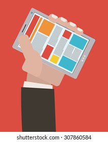 BYOD digital design, vector illustration eps 10