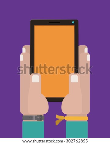 BYOD digital design, vector illustration eps 10