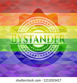 Bystander lgbt colors emblem 