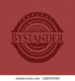 Bystander realistic red emblem