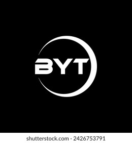 BYT Letter Logo Design, Inspiration for a Unique Identity. Modern Elegance and Creative Design. Watermark Your Success with the Striking this Logo.