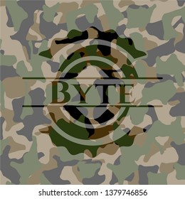 Byte on camo texture