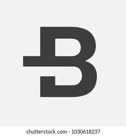 Bytecoin BCN vector adapted icon. Cryptocurrency, e-currency, payment crypto currency, blockchain logo button, Flat minimalist adaptation design web site mobile app EPS Isolated on white background svg
