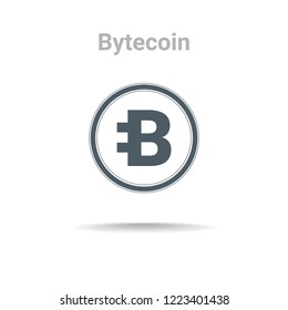 Bytecoin crypto currency icon