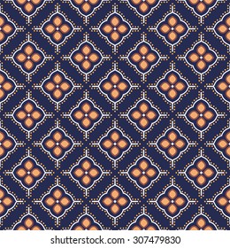 Byzantine ornament, oriental seamless pattern, vector