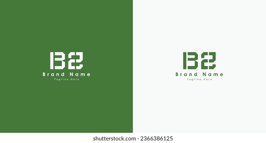 Diseño del logotipo BZ Letters Vector