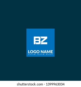 BZ logo concept. Designed for your web site design, logo, app, UI. map pin logo design.BZ corporate identity logo. can be used for business company. modern illustration.modern graphic design