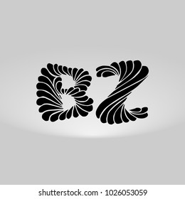 BZ Logo, Decorative, Romantic