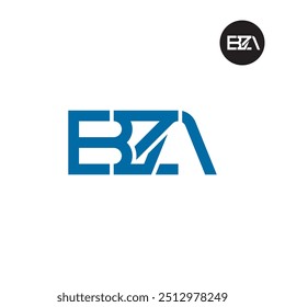 BZA Logo Letter Monogram Design