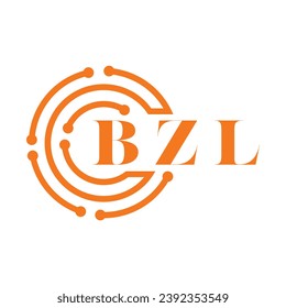 BZL-Briefdesign. BZL-Buchstaben Technologie Logo-Design auf weißem Hintergrund. BZL Monogram Logo-Design für Unternehmer und Unternehmen