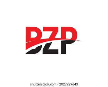 BZP Letter Initial Logo Design Vektorgrafik