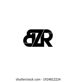 bzr letter original monogram logo design