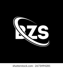 BZS logo. BZS letter logo design. Initials BZS logo linked with circle and uppercase monogram logo. BZS typography for technology, business and real estate brand.