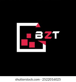 BZT Creative Minimalist Letter Logo. BZT einzigartige Vektor Initialen Alphabet Buchstaben Logo Design
