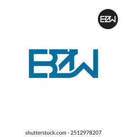 BZW Logo Letter Monogram Design