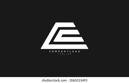 C, C, Abstract initial monogram letter alphabet logo design