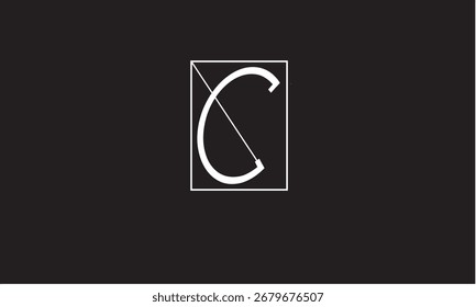 C LETRA ABSTRATA LOGOTIPO MONOGRAMA