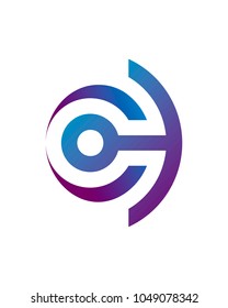 c abstract logo template