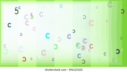 C Alphabet icon design