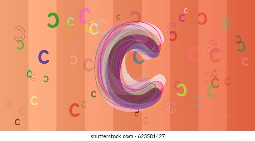C Alphabet idea template