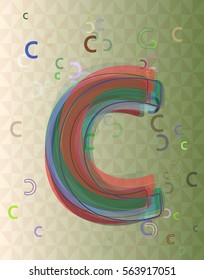 C Alphabet template elements