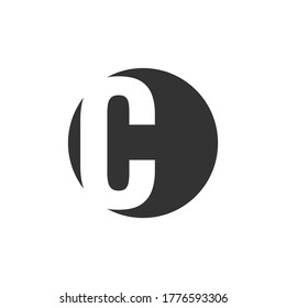 c alphabet vector design template illustration