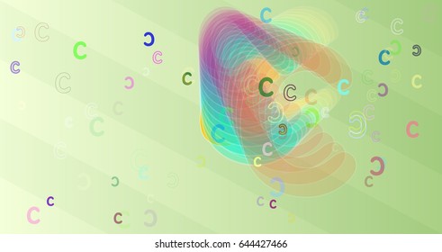 C Alphabet vector icon