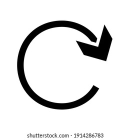 C Arrow Logo Symbol Icon Flat Vector