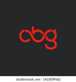 C B G joint letters logo design vector template