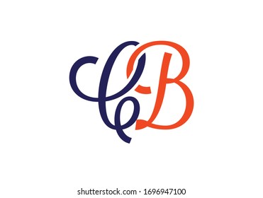 C B Initial Letter Logo design vector template, Graphic Alphabet Symbol for Corporate Business Identity
