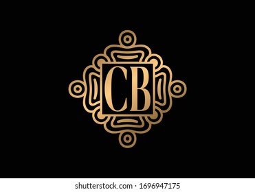 C B Plantilla vectorial de diseño de logotipo de carta inicial, símbolo alfabético gráfico para identidad empresarial