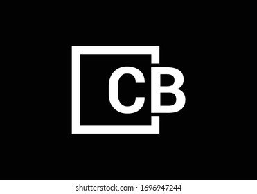 C B Plantilla vectorial de diseño de logotipo de carta inicial, símbolo alfabético gráfico para identidad empresarial