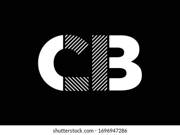 5,932 C B Monogram Images, Stock Photos & Vectors 