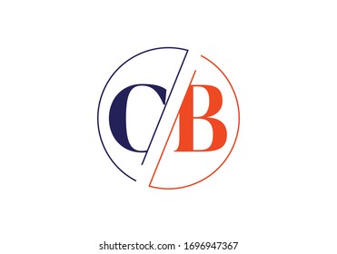 C B Initial Letter Logo design vector template, Graphic Alphabet Symbol for Corporate Business Identity