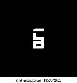 C B letter logo creative design on black color background, cb monogram