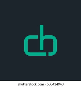 C & B Letter logo design vector element