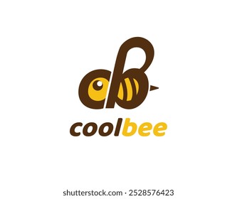 Logotipo de marca C B que parece una abeja