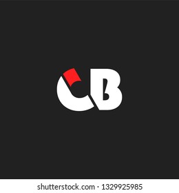 C B letters Joint logo icon vector template.
