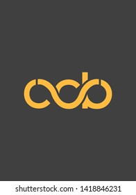 C C B letters joint logo design vector template 
