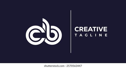 C and B logo design. CB abstract Letters Logo Monogram. This logo design is the process of creating a visual symbol that represents a brand, company, or individual.