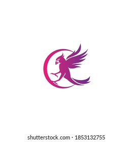 C Bird logo Simple Design