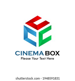 C box logo template illustration