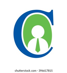 c business logo vector.