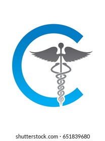 C Caduceus Medical Logo