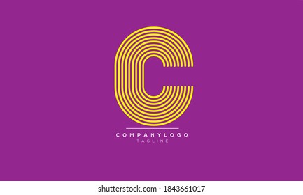 C CC abstract initials monogram letter text alphabet logo design