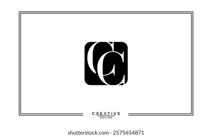 C, CC, Abstract Letters Logo Monogram