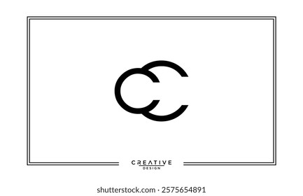 C, CC, Abstract Letters Logo Monogram