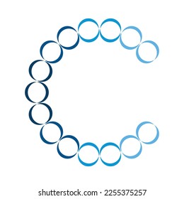 C circle combination letter logo