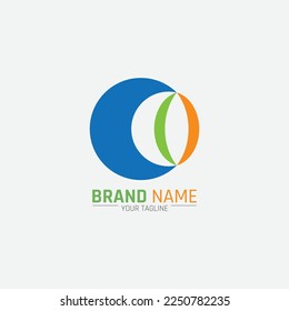C Circle Horizon Logo Template