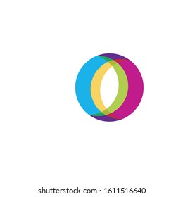 C circle Letter Logo Template vector icon design